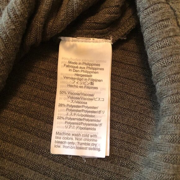 MADEWELL Crewneck Pullover Green Knit Sweater Women's Size Small - Picture 8 of 9